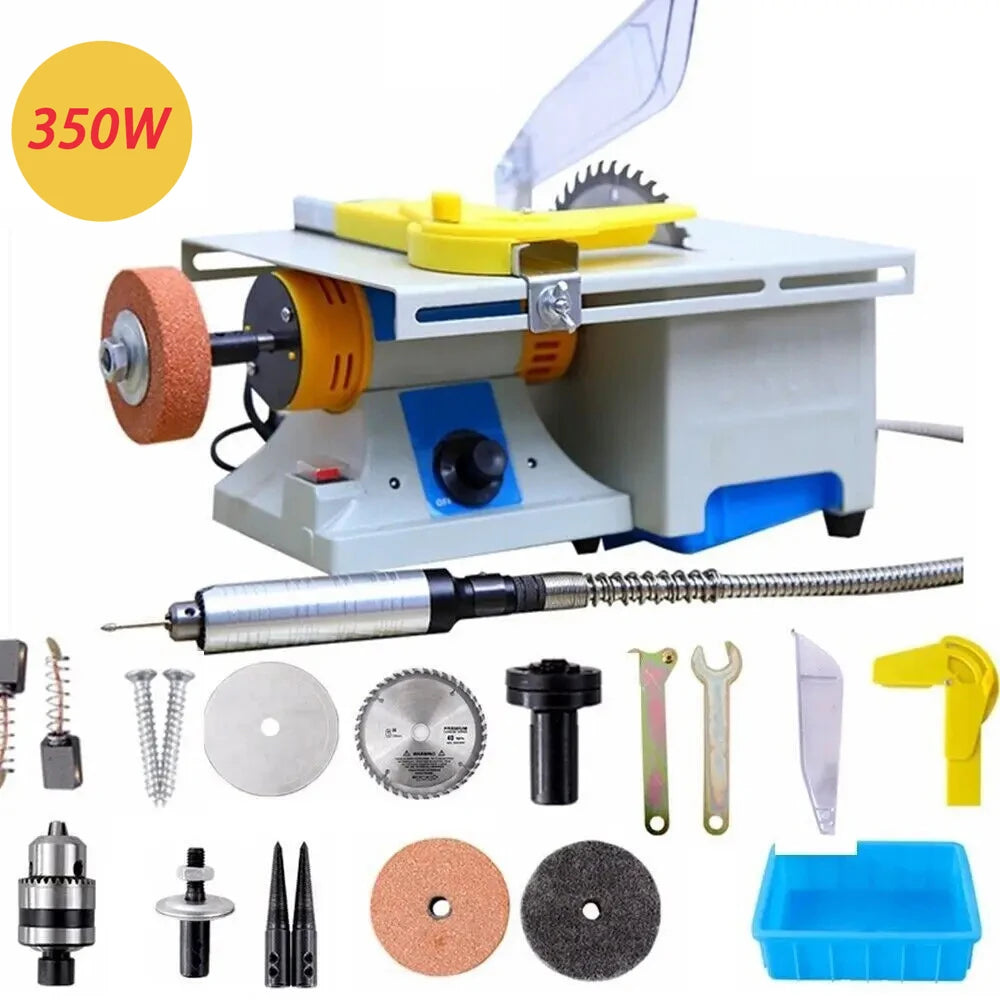 Rectifieuse électrique multifonctionnelle pour bijoux, outil de polissage de pierres précieuses, petit bureau, machine de découpe de diversification, 350W, 220V