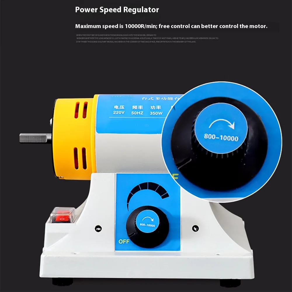 Rectifieuse électrique multifonctionnelle pour bijoux, outil de polissage de pierres précieuses, petit bureau, machine de découpe de diversification, 350W, 220V