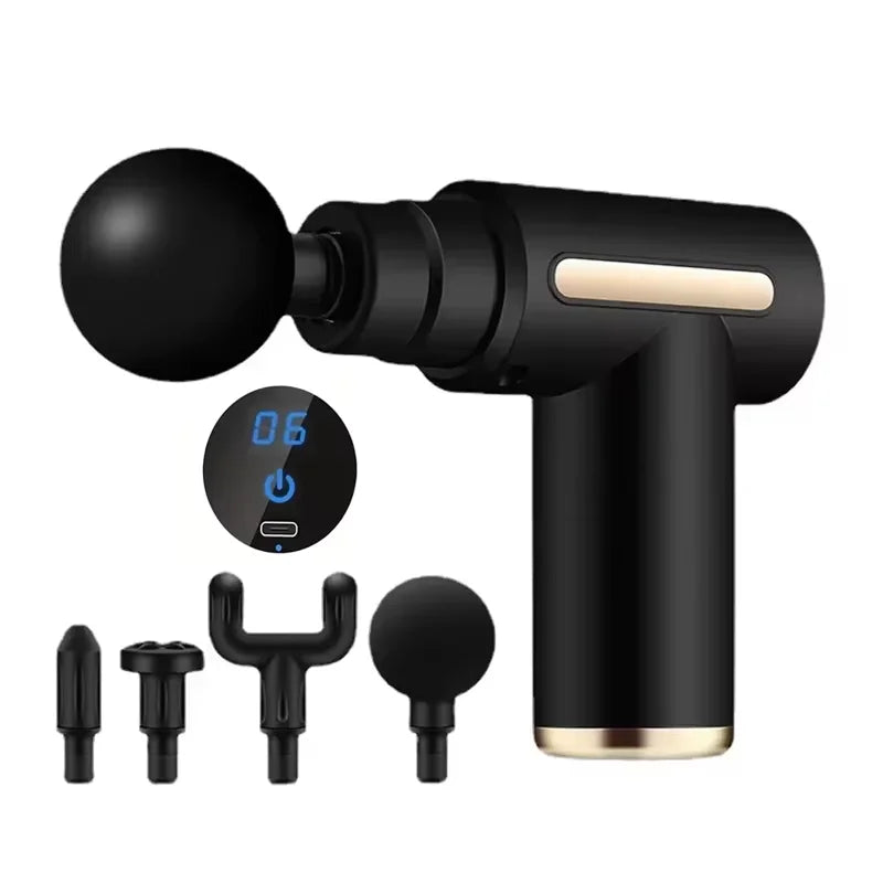USB Mini pistolet de Massage Fascia Machine Relaxation musculaire pistolet vibrant tige Massage équipement de Fitness cou saisir Fascia pistolet