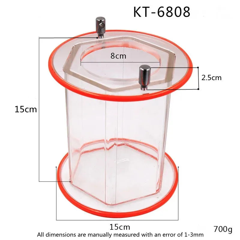 Tonneau/seau rotatif capacité 3 kg pour Machine à polir KT-6808, tonneau de polissage de bijoux
