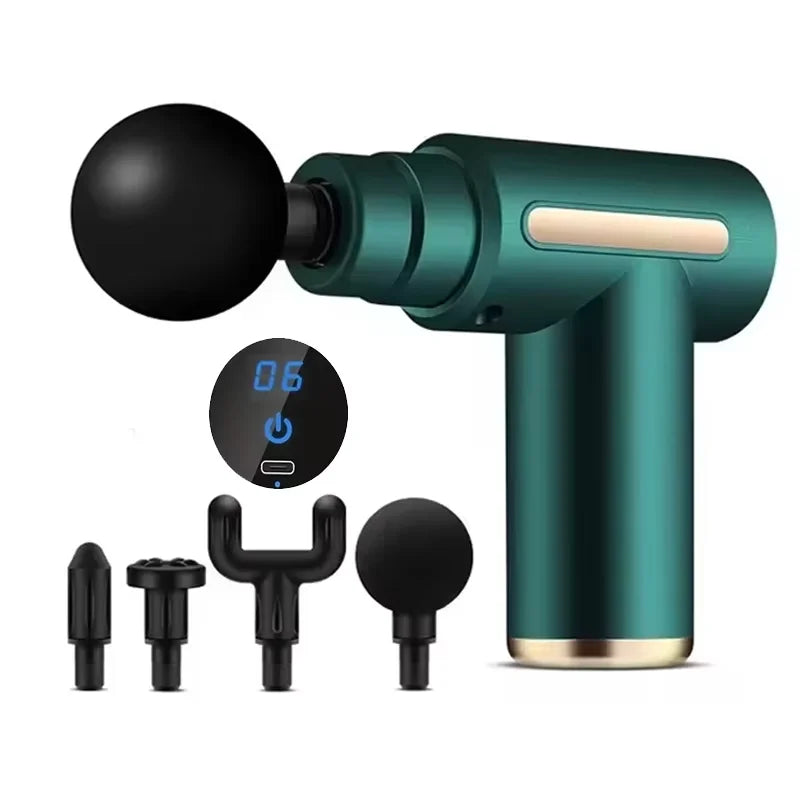 USB Mini pistolet de Massage Fascia Machine Relaxation musculaire pistolet vibrant tige Massage équipement de Fitness cou saisir Fascia pistolet