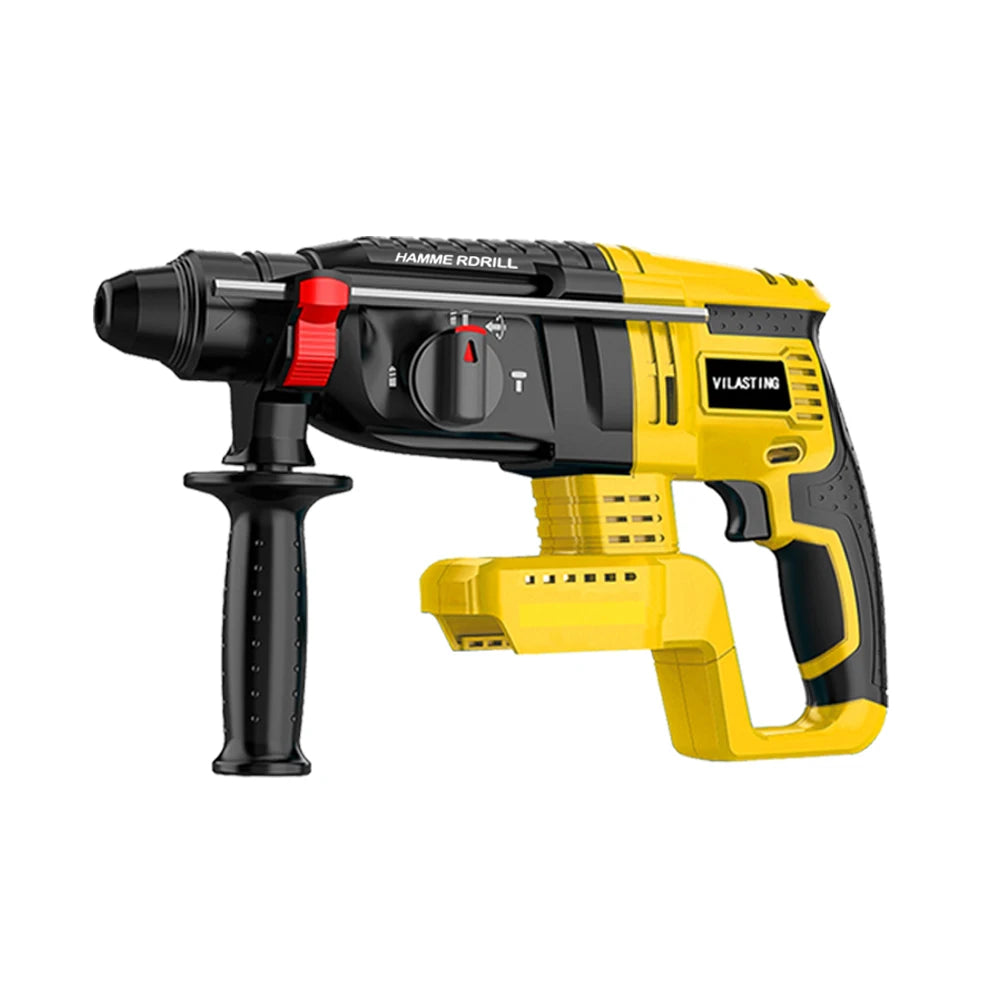 Perceuse à percussion électrique sans balais de 26MM, outils électriques multifonctionnels rotatifs sans fil rechargeables adaptés à la batterie MA KITA/Dewalt 18V