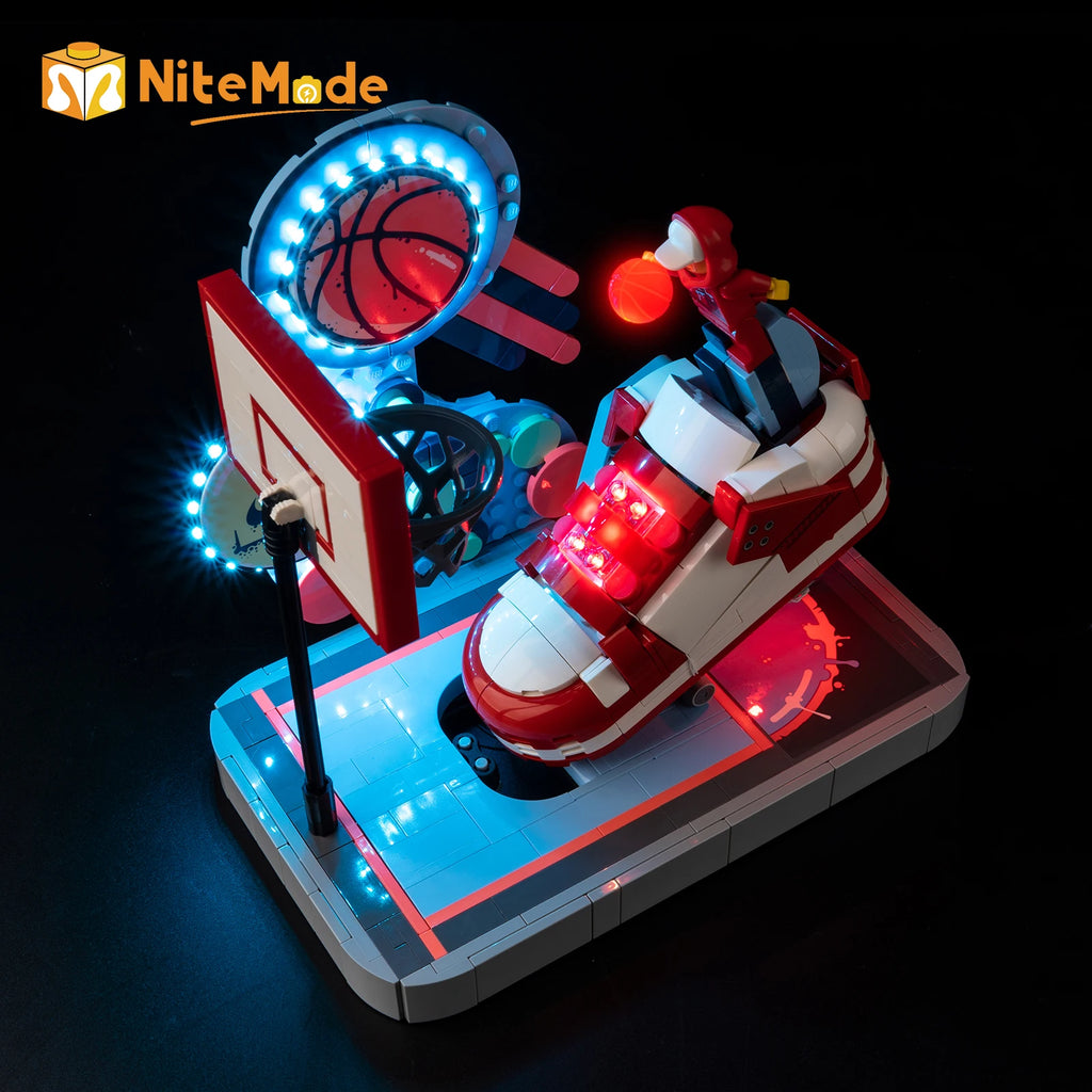 Ensemble d'éclairage LED Easylite adapté pour Lego Nike Dunk Trickshot 43021 (sans modèle)