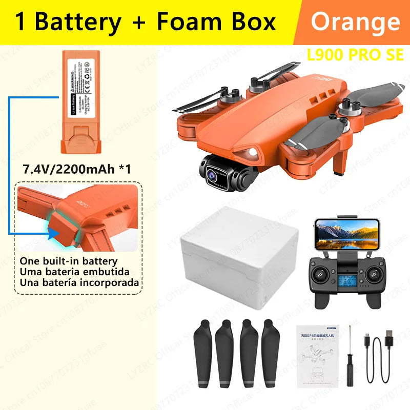 LYZRC officiel L900 PRO SE moteur sans balais GPS 4K Drone professionnel 5G WIFI hélicoptère de photographie aérienne pliable quadrirotor