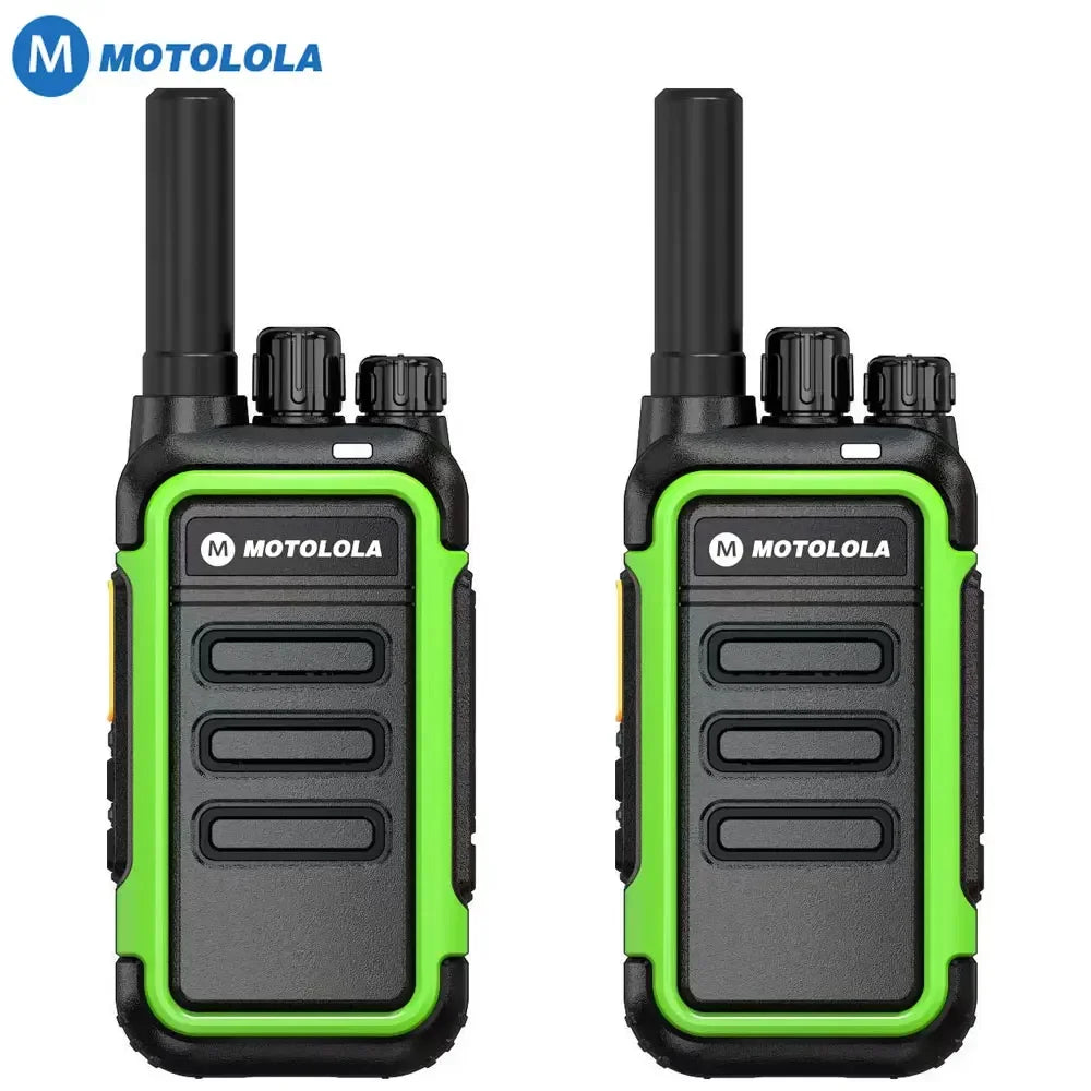 Motolola-Mini Talkie Walperforé, Radio Bidirectionnelle Portable, UHF Transcsec Set, Longue Portée COD, 2Pcs
