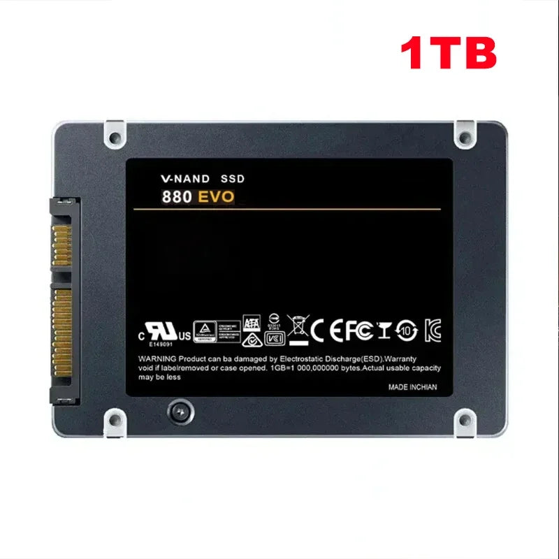 Lenovo nouveau SSD 880 EVO 1 to 2 to 4 to disques à semi-conducteurs internes disque dur SATA 3.0 MLC 2.5 pouces pour ordinateur portable ordinateur de bureau PS4 PS5