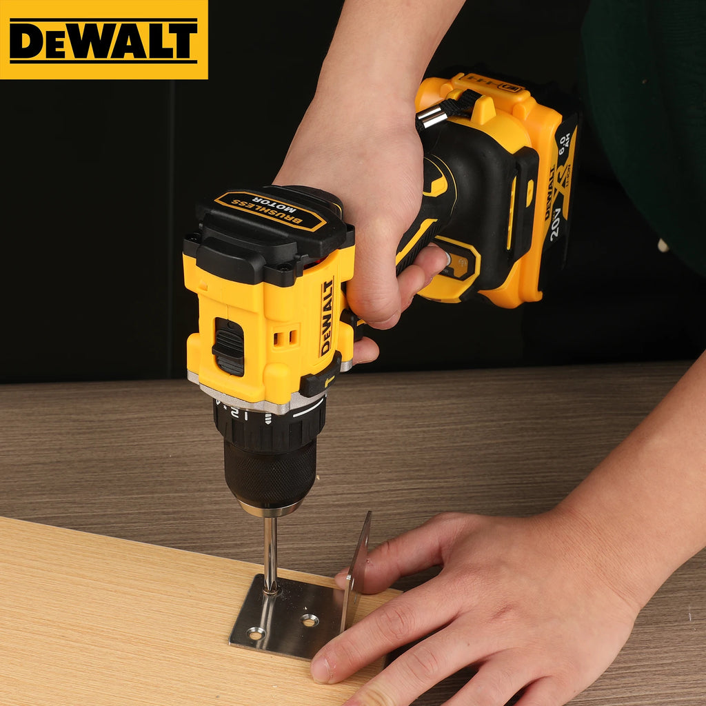 DEWALT batterie au Lithium 20V tournevis électrique Compact sans brosse Rechargeable perceuse à main perceuse à percussion DCD805