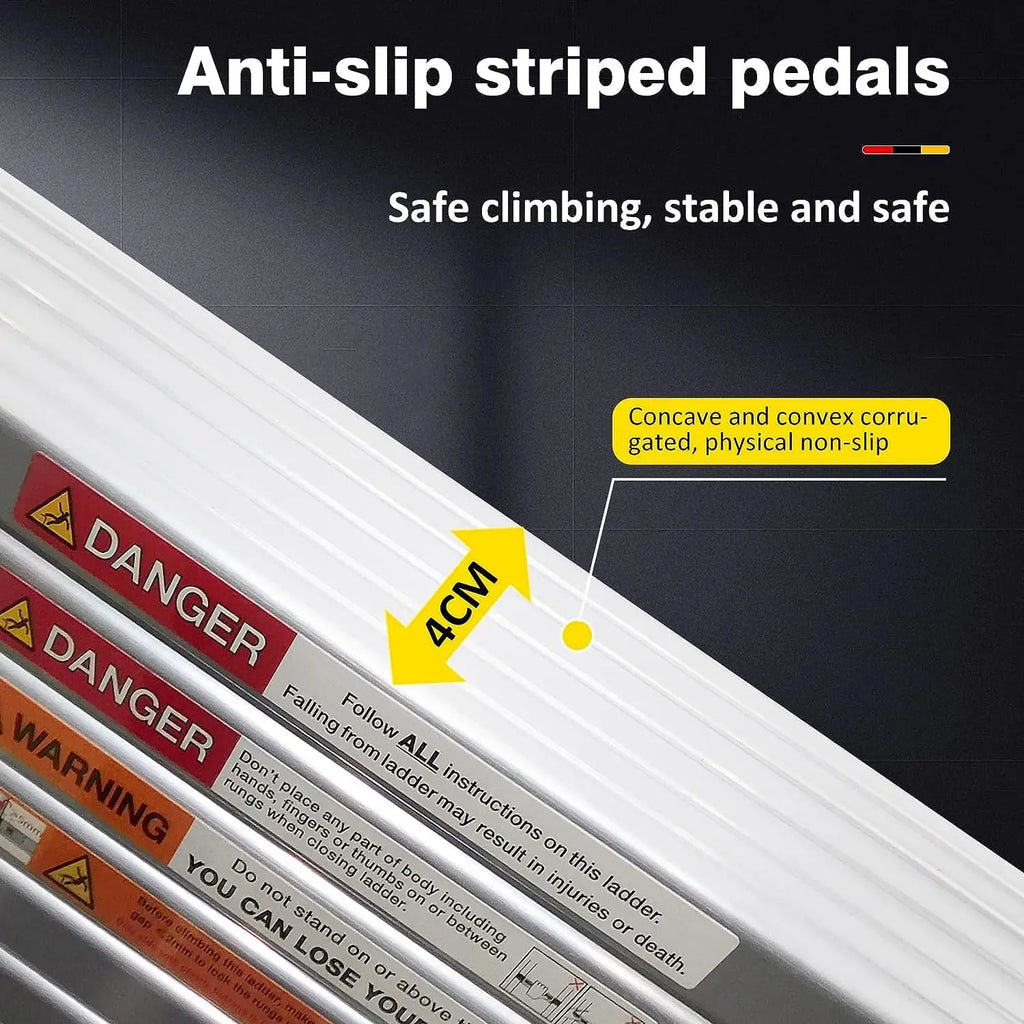 DayPlus 3.2-6.2M échelle télescopique  Kit crochet de toit en aluminium Portable multi-usages pliant Portable robuste extensible