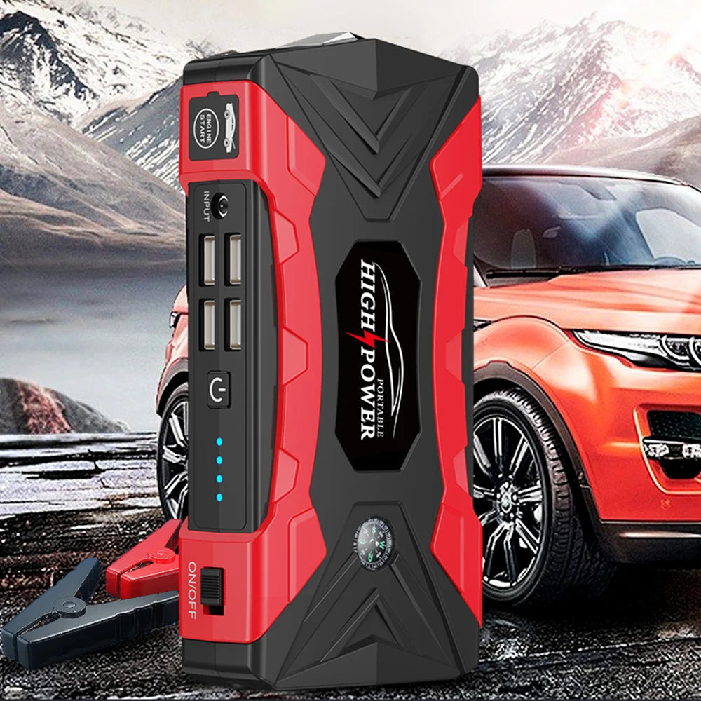 Démarreur de saut de voiture 99800mAh 20000mAh, dispositif de démarrage 3000A, batterie externe Portable, lanceur de démarreur pour Articles de Booster de voiture