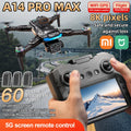 Xiaomi A14Pro max GPS Drone 4K professionnel double caméra Dron moteur sans brosse WIFI FPV pliable RC quadrirotor hélicoptère jouets