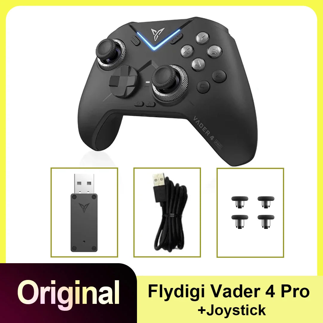 Flydigi Vader 4 Pro contrôleur de jeu avec Hall Rocker athlétique vibrer déclencheur 1000Hz manette de jeu pour commutateur Mobile TV PC