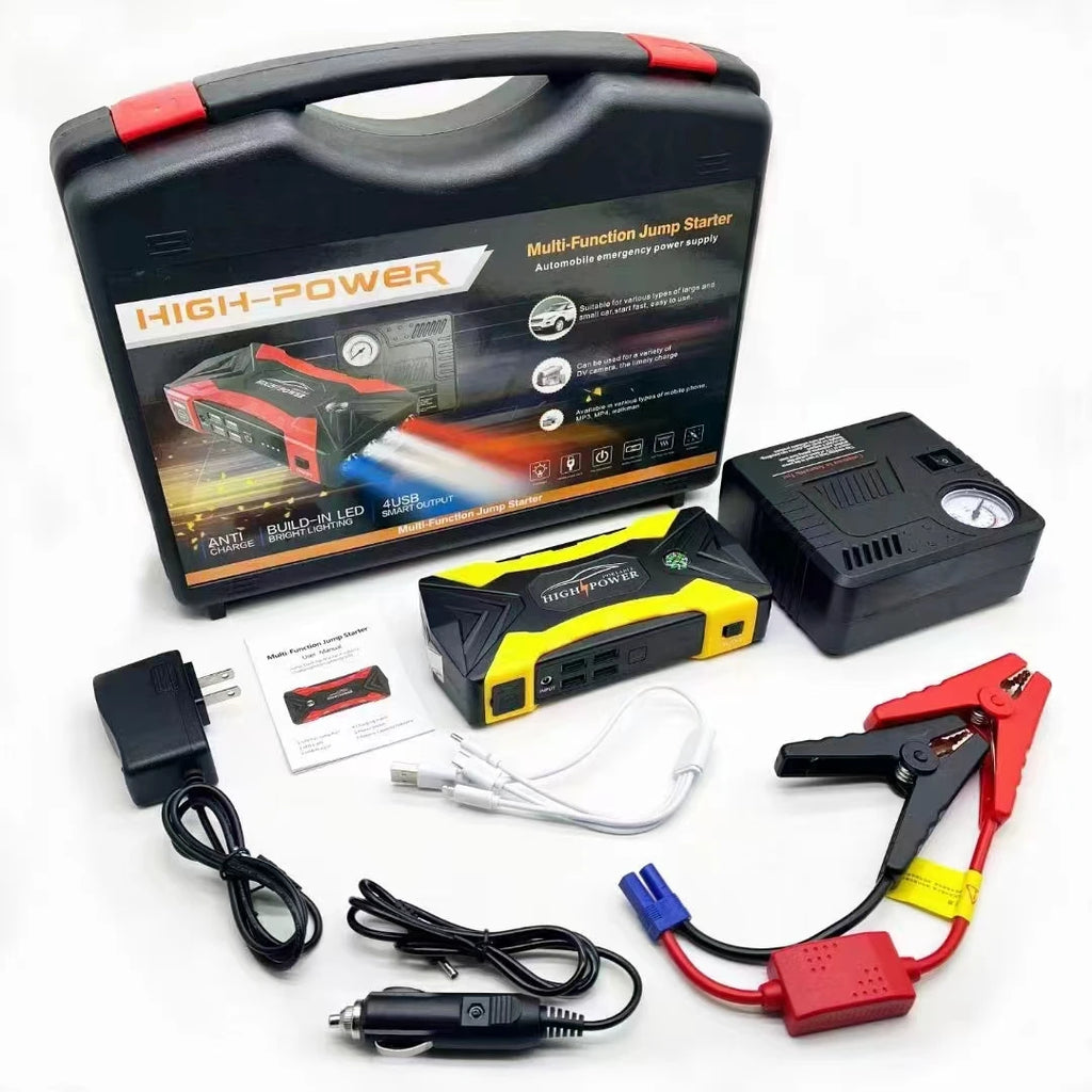 Démarreur de saut de voiture 99800mAh 20000mAh, dispositif de démarrage 3000A, batterie externe Portable, lanceur de démarreur pour Articles de Booster de voiture