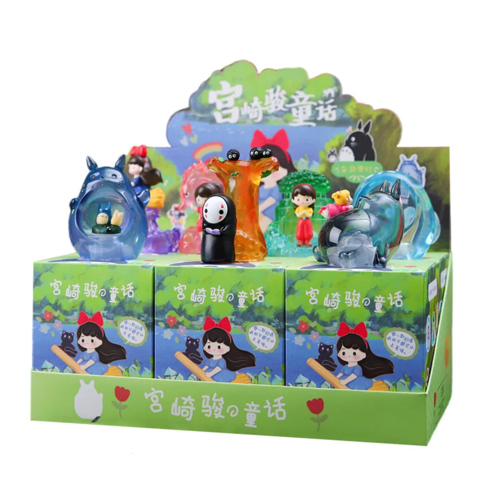 Boîte surprise Totoro, illustration d'Hayao Miyazaki, conte de fées et elfes. Cadeau d'anniversaire pour enfant, décoration kawaii pour la chambre.