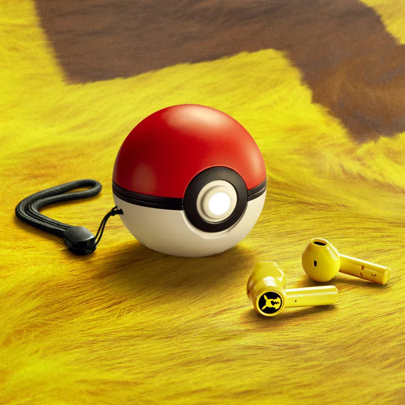 Pokemon Pikachu écouteurs 5.0 sans fil Bluetooth Sport réduction du bruit casque contrôle tactile Microphone cadeau universel
