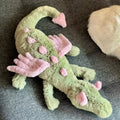 Original JELLYCAT chat 60 cm Matcha cerise Dragon bébé poupée chambre oreiller chat et chien jouer avec des jouets en peluche cadeau de vacances pour animaux de compagnie