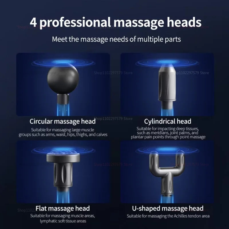 USB Mini pistolet de Massage Fascia Machine Relaxation musculaire pistolet vibrant tige Massage équipement de Fitness cou saisir Fascia pistolet