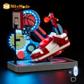 Ensemble d'éclairage LED Easylite adapté pour Lego Nike Dunk Trickshot 43021 (sans modèle)