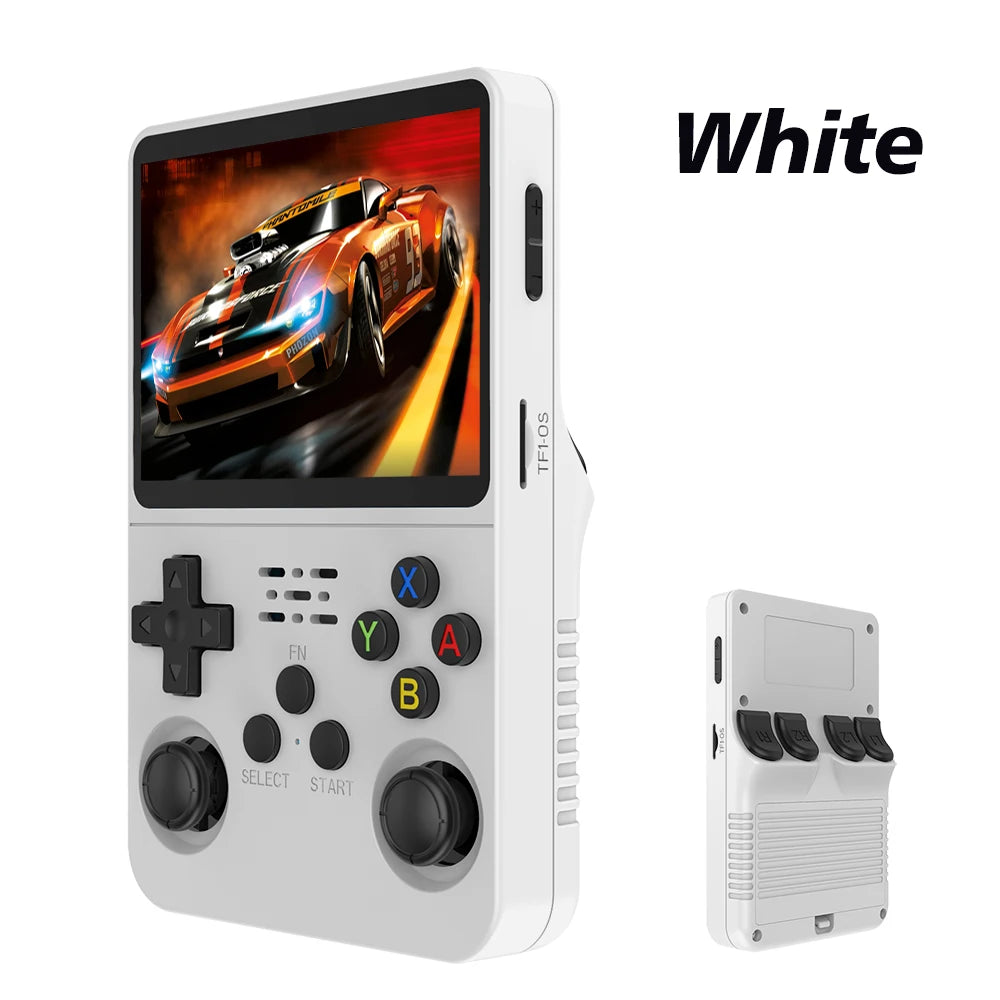 BOYBathroom-Console de jeu vidéo rétro M R36S Pro, système Linux, écran IPS 3.5 ", lecteur vidéo de poche portable, jeux 64 Go