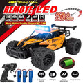 Voiture télécommandée RC Drift Racing 1:16, véhicule tout-terrain en alliage, Radio 2.4G, camions à grande vitesse avec lumière LED, cadeau d'escalade, jouet pour enfant