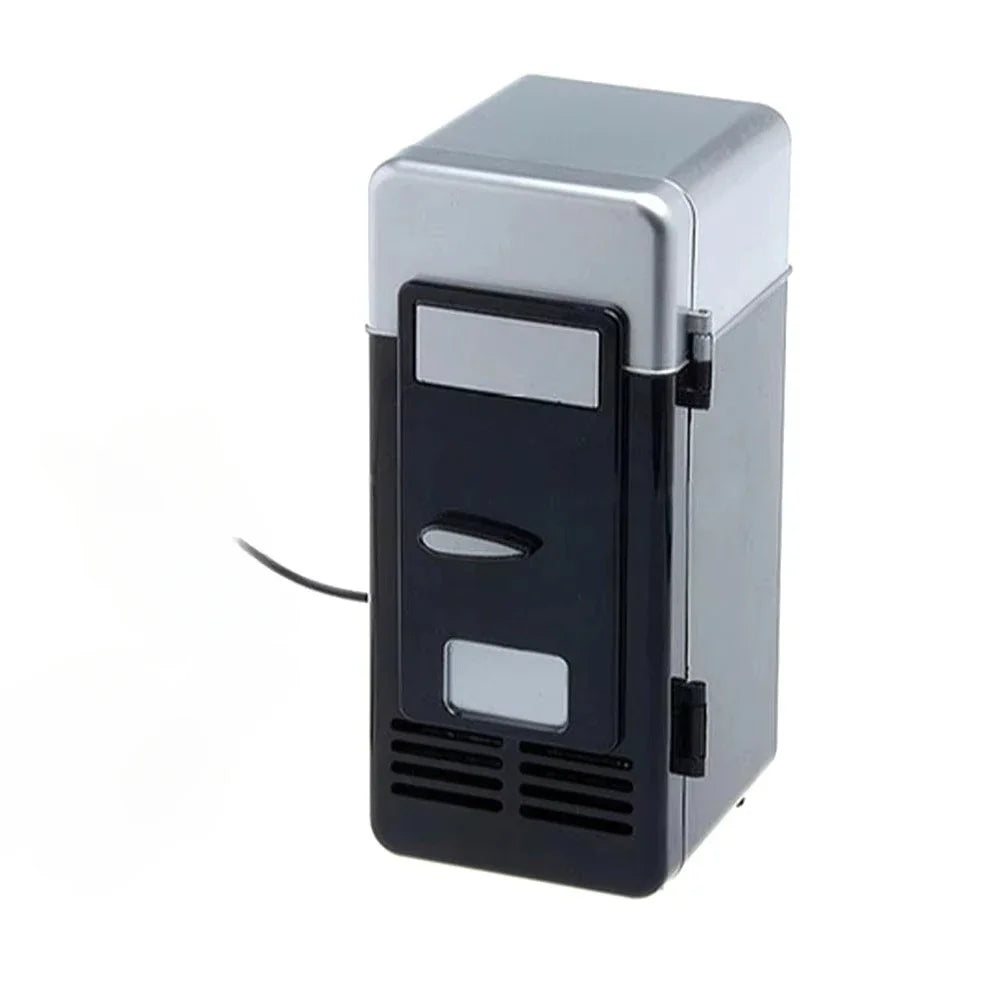 Mini réfrigérateur portable USB, refroidisseur de boissons, chauffe-canettes, voiture, ordinateur portable, PC, ordinateur, noir, rouge, document 2024