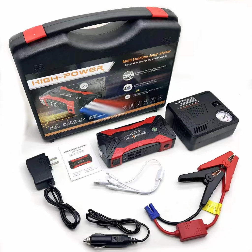 Démarreur de saut de voiture 99800mAh 20000mAh, dispositif de démarrage 3000A, batterie externe Portable, lanceur de démarreur pour Articles de Booster de voiture