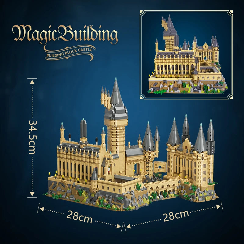 Château Magique 6000+ Mini Blocs 3,5mm – Jeu de Construction, Kit Cadeau Créatif
