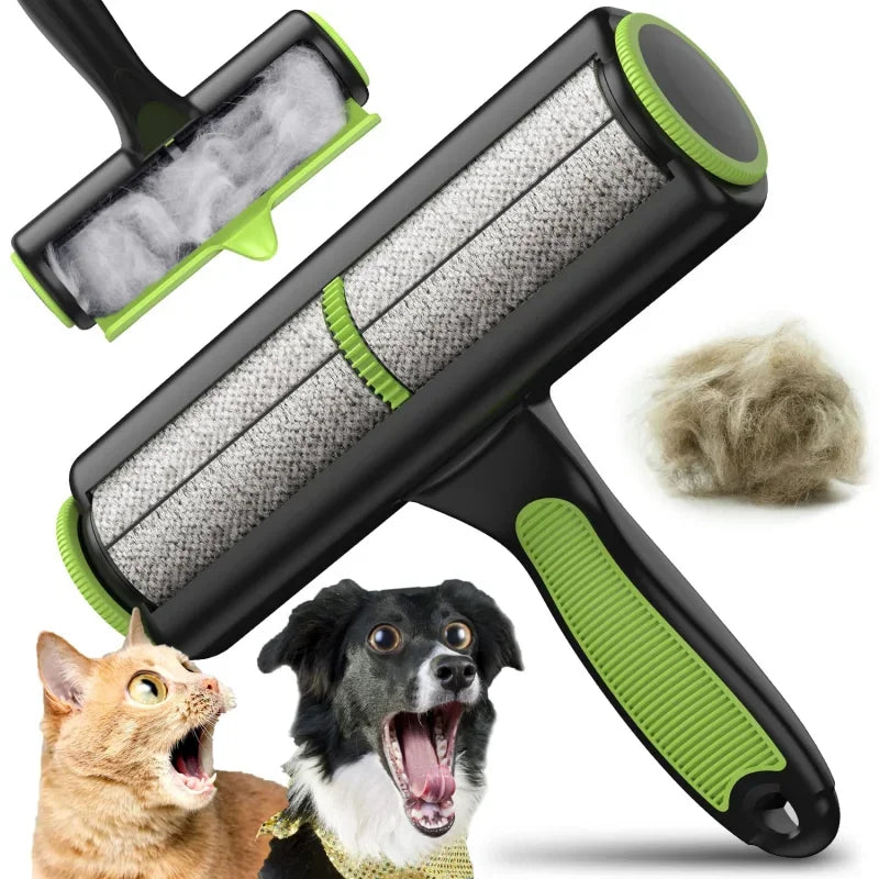Brosse de nettoyage écologique pour animaux de compagnie (chats et chiens), brosse pour enlever les poils, brosse pour vêtements, canapés, tapis, peignes