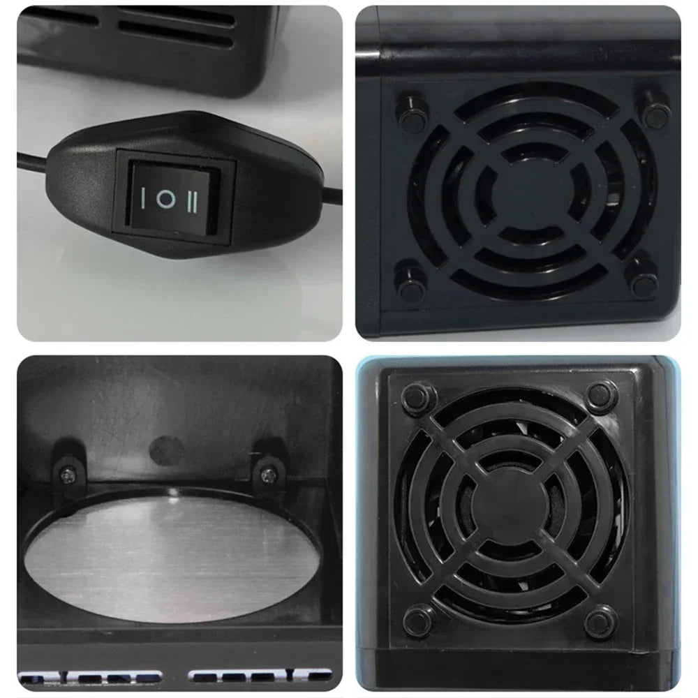 Mini réfrigérateur portable USB, refroidisseur de boissons, chauffe-canettes, voiture, ordinateur portable, PC, ordinateur, noir, rouge, document 2024