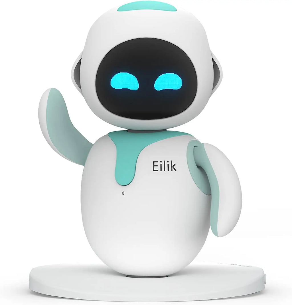 Eilik - Adorables robots de compagnie aux émotions, animations et mini-jeux abondants, votre compagnon interactif tactile idéal pour votre bureau.