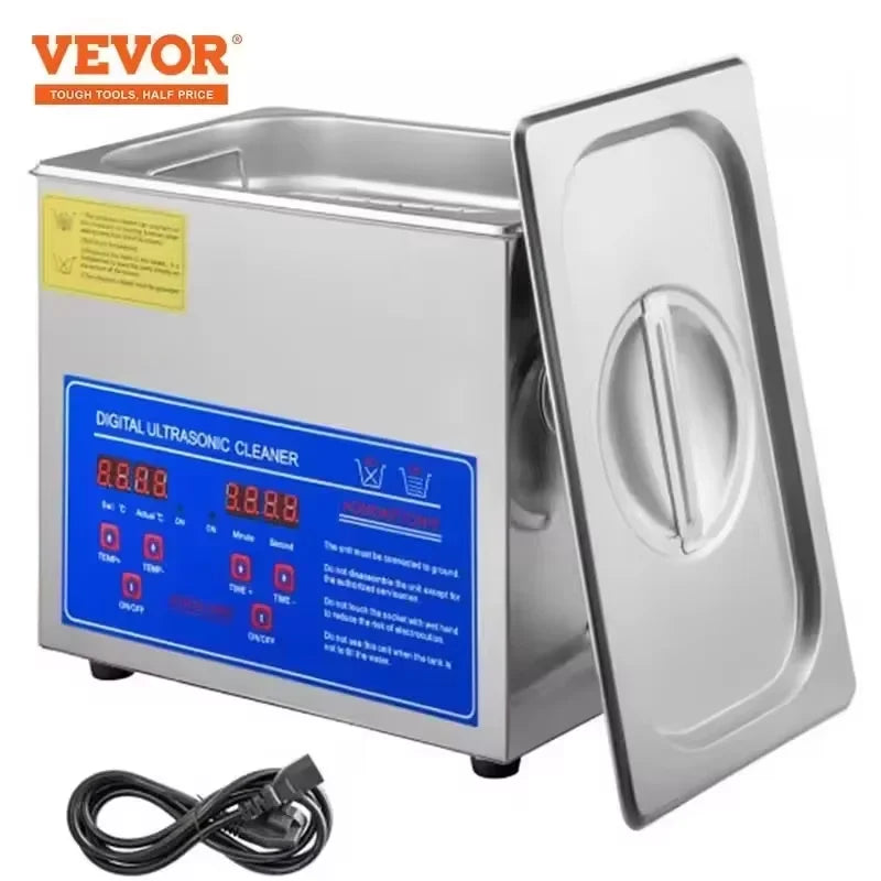 VEVOR nettoyeur à ultrasons nettoyeur à ultrasons Portable Machine de nettoyage à ultrasons multifonction 1.3L-30L lave-vaisselle appareil ménager