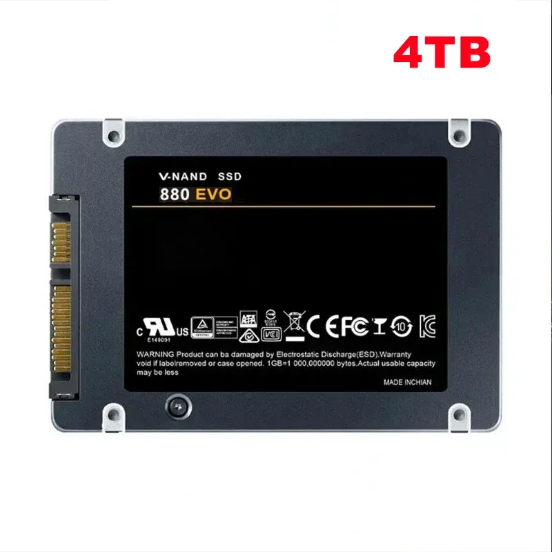 Lenovo nouveau SSD 880 EVO 1 to 2 to 4 to disques à semi-conducteurs internes disque dur SATA 3.0 MLC 2.5 pouces pour ordinateur portable ordinateur de bureau PS4 PS5