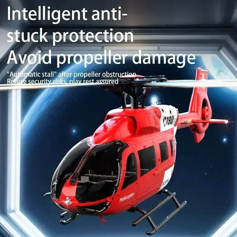Hélicoptère télécommandé sans balais, moteur C190, altitude des partenaires avec flux optique, modèle d'hélicoptère électrique RC, jouet d'extérieur pour enfants