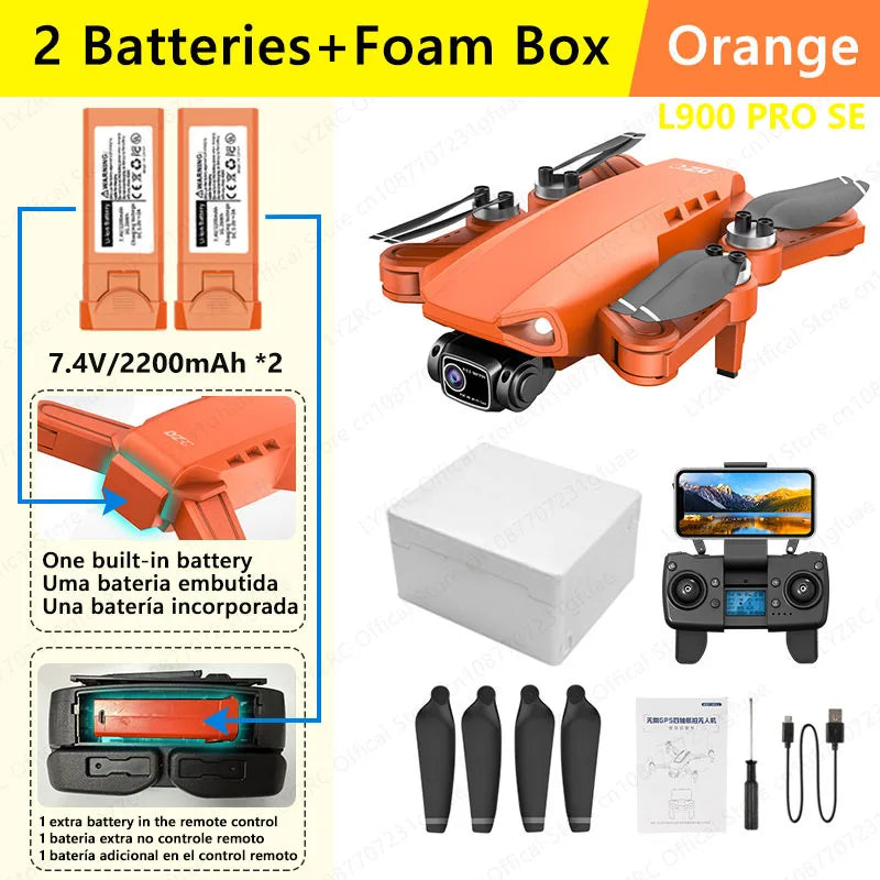 LYZRC officiel L900 PRO SE moteur sans balais GPS 4K Drone professionnel 5G WIFI hélicoptère de photographie aérienne pliable quadrirotor