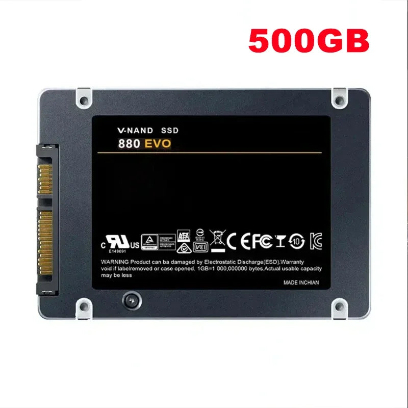 Lenovo nouveau SSD 880 EVO 1 to 2 to 4 to disques à semi-conducteurs internes disque dur SATA 3.0 MLC 2.5 pouces pour ordinateur portable ordinateur de bureau PS4 PS5