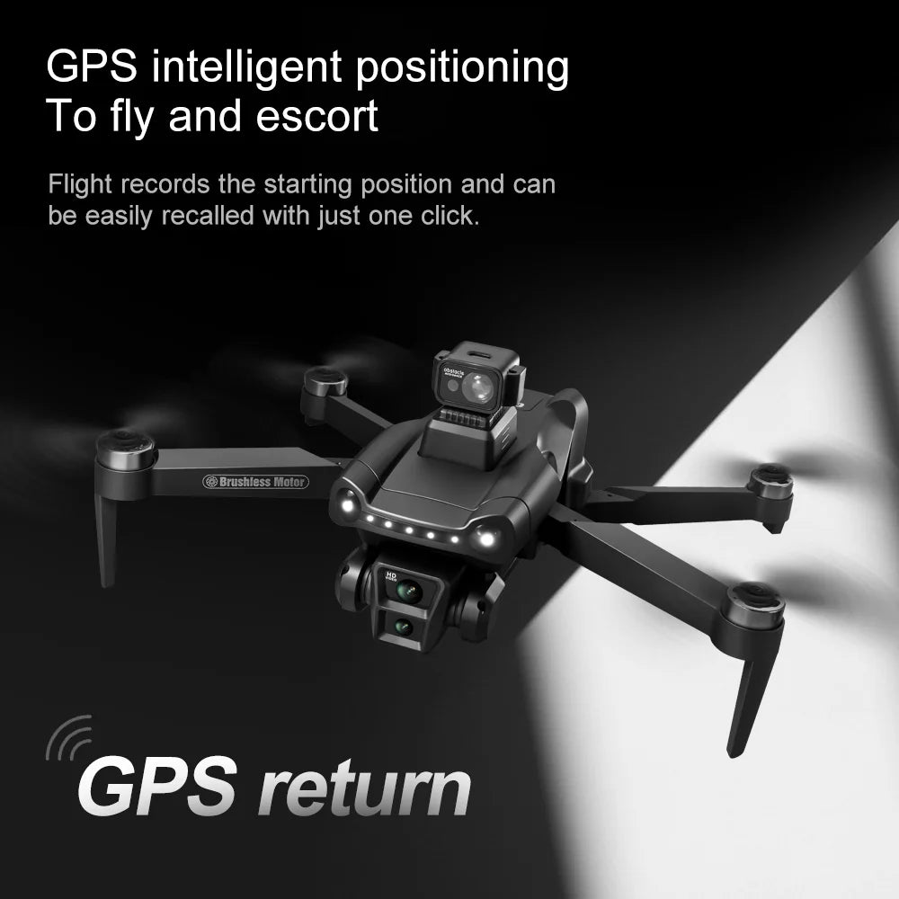 Xiaomi V198MAX GPS Drone 8K caméra professionnelle aérienne FPV brosse Laser Obstacle avec grand écran télécommande pliable Dron