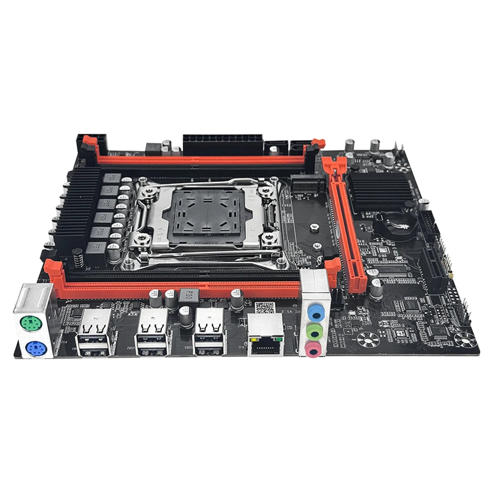 MOUGOL nouveau jeu de carte mère X99 avec Intel Xeon E5 2680 V4 et DDR4 16G (8G * 2) 2133MHz RAM double canal M.2 NVME pour hôte de bureau