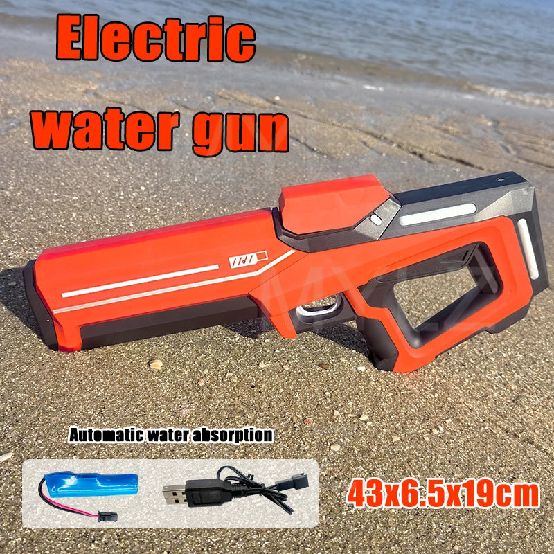 Pistolet à eau électrique haute pression, jouets pour enfants, jeux de combat de piscine extérieure d'été, jouets d'eau pour enfants, cadeau