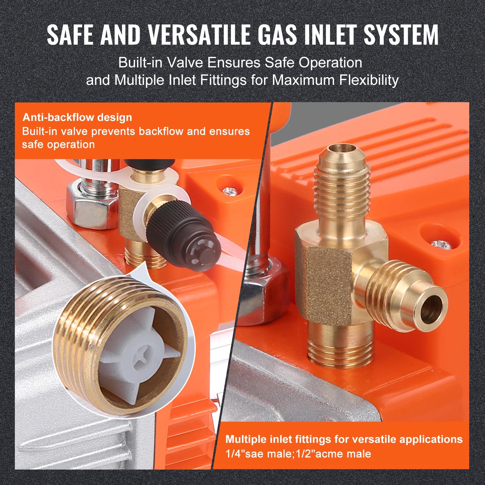 VEVOR Pompe à Vide Frigoriste Climatisation 100L/min 150W Pompe Un Étage Voiture