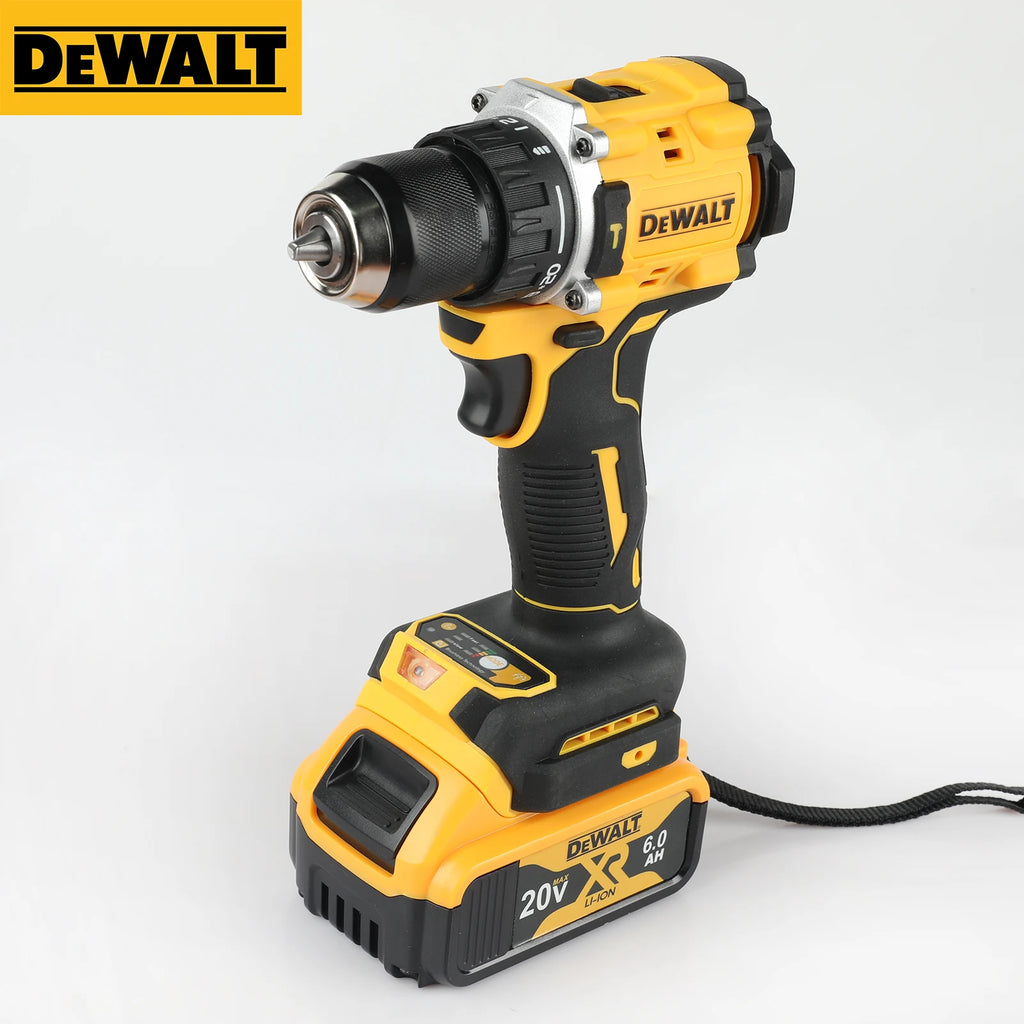 DEWALT batterie au Lithium 20V tournevis électrique Compact sans brosse Rechargeable perceuse à main perceuse à percussion DCD805