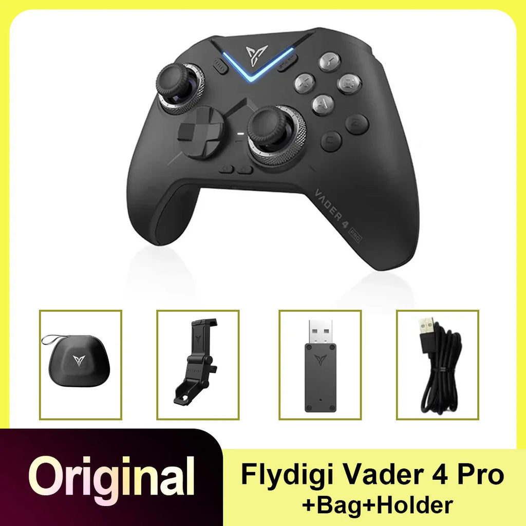 Flydigi Vader 4 Pro contrôleur de jeu avec Hall Rocker athlétique vibrer déclencheur 1000Hz manette de jeu pour commutateur Mobile TV PC