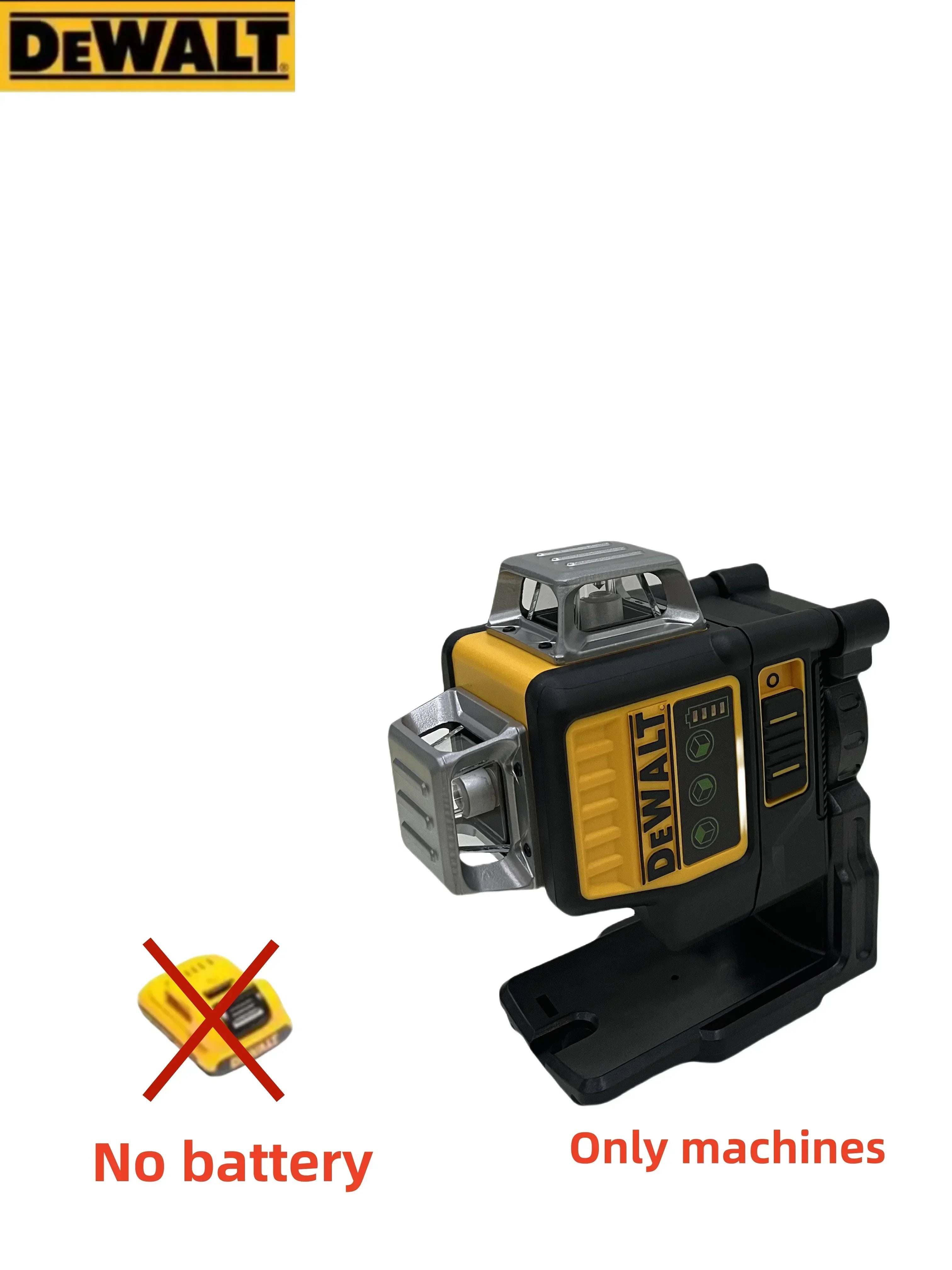 Dewalt – batterie au Lithium 12V verticale, 3 côtés x 360 degrés, 12 lignes, niveau Laser, compteur vert horizontal, outil extérieur, nouveauté 2025