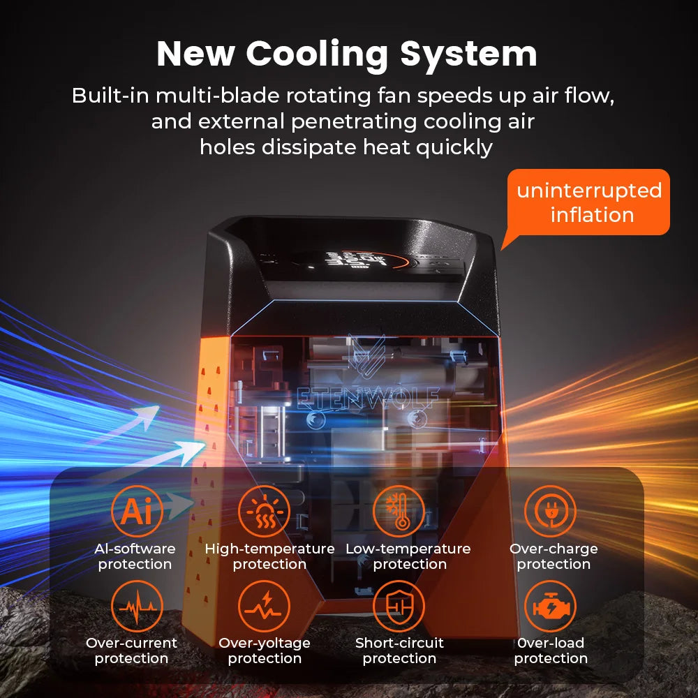 à cycle de service 7800 mAh pour voitures, motos, balles de vélos