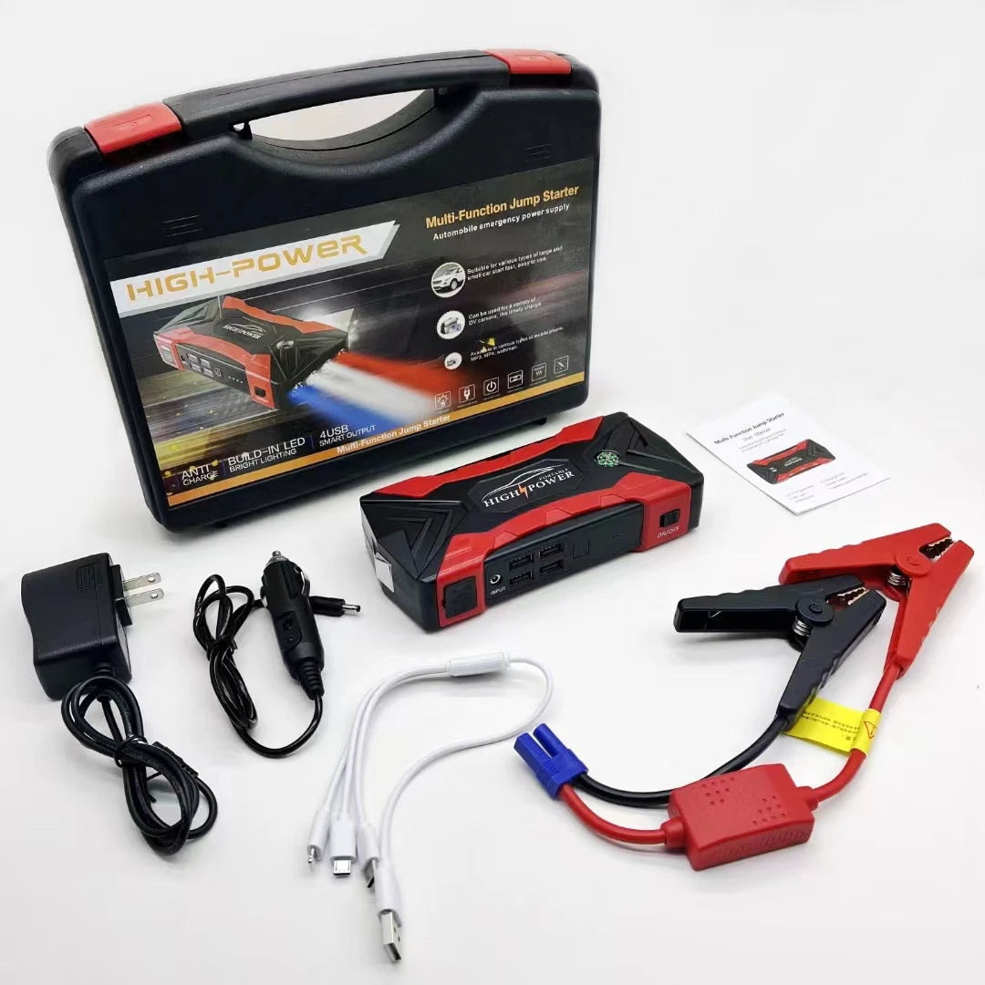 Démarreur de saut de voiture 99800mAh 20000mAh, dispositif de démarrage 3000A, batterie externe Portable, lanceur de démarreur pour Articles de Booster de voiture