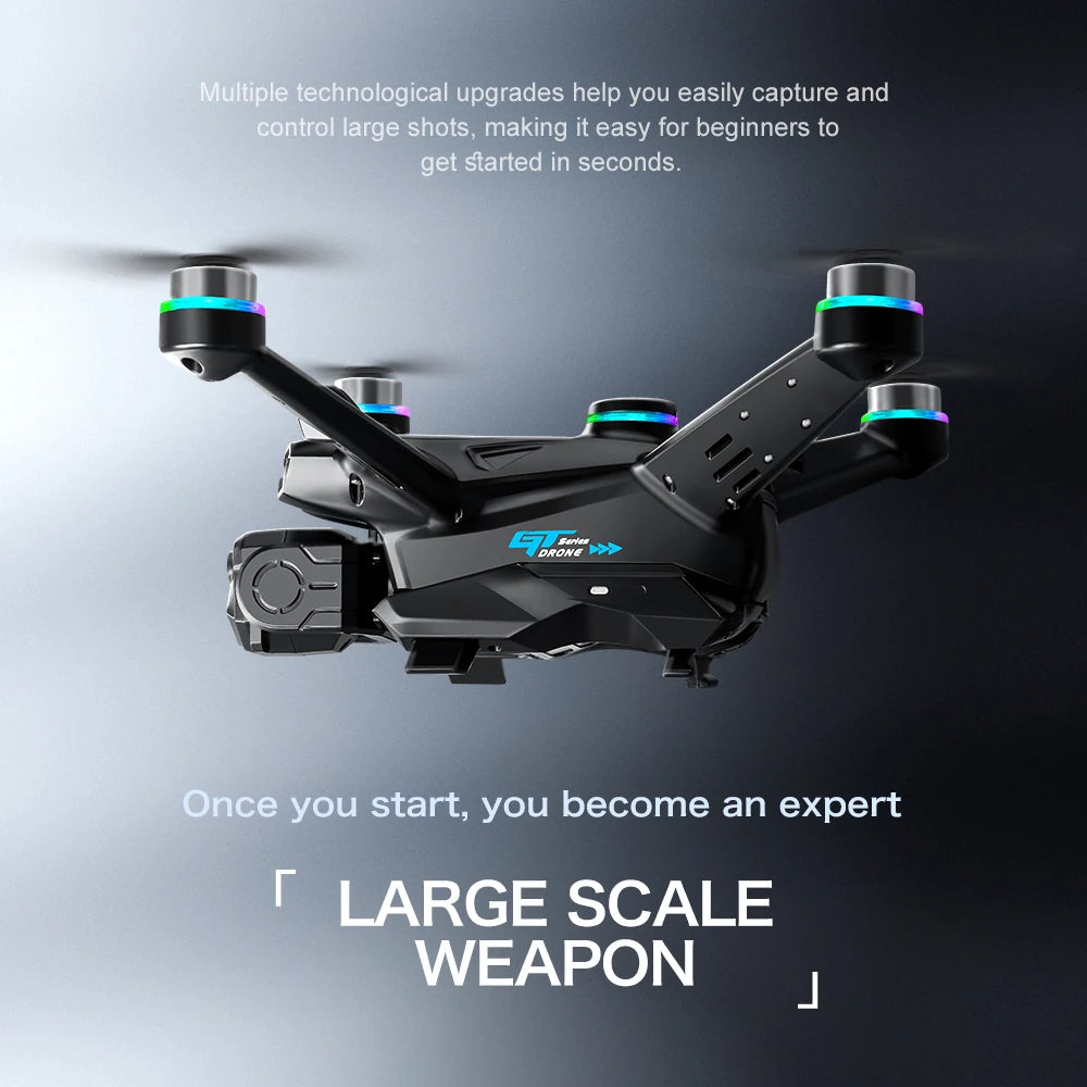 2025 Hot GT6 Drone 8K professionnel HD double caméra GPS retour intelligent 5G WIFI évitement d'obstacles sans brosse pliable quadrirotor Dron