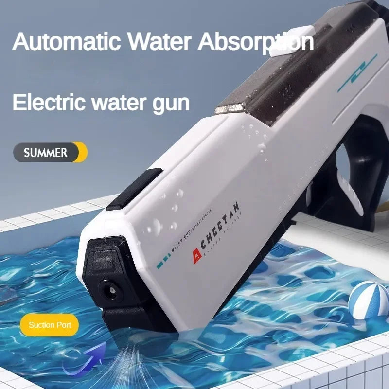 Pistolet à eau électrique haute pression, jouets pour enfants, jeux de combat de piscine extérieure d'été, jouets d'eau pour enfants, cadeau