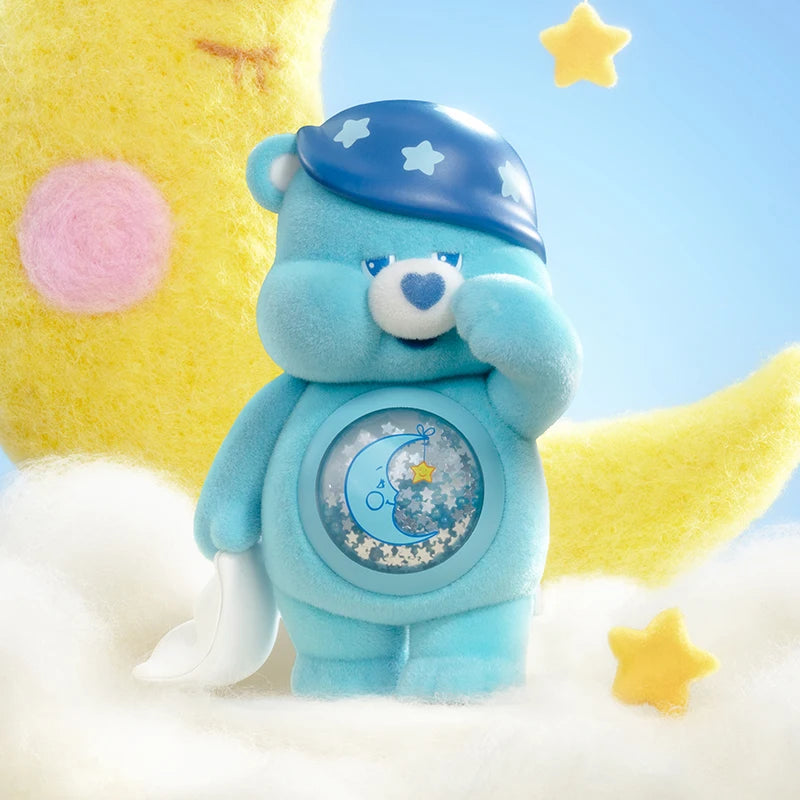 POP MART Care Bears – série de câlins colorés, figurines, boîte aveugle, boîte mystère, 1 pièce/9 pièces, boîte aveugle POPMART
