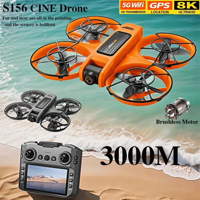 Nouveau Drone Original S156 8K WIFI GPS professionnel HD photographie aérienne avion télécommandé HD double caméra quadrirotor jouet UAV