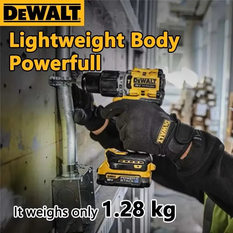DEWALT batterie au Lithium 20V tournevis électrique Compact sans brosse Rechargeable perceuse à main perceuse à percussion DCD805