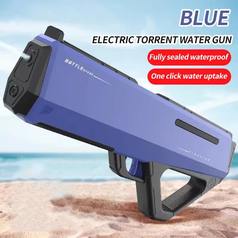 Pistolet à eau électrique haute pression, jouets pour enfants, jeux de combat de piscine extérieure d'été, jouets d'eau pour enfants, cadeau