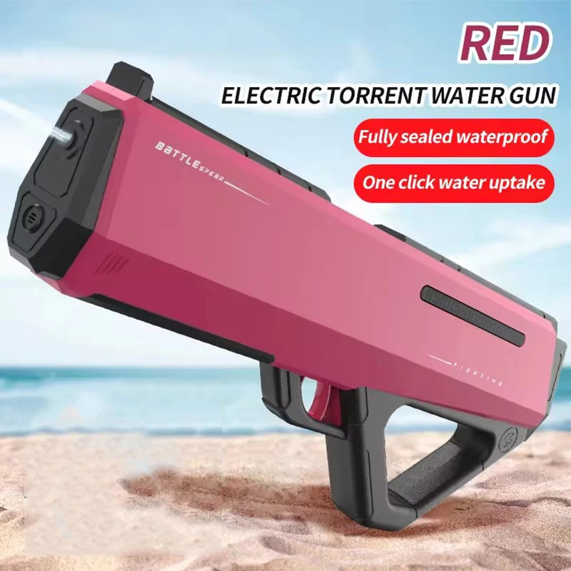 Pistolet à eau électrique haute pression, jouets pour enfants, jeux de combat de piscine extérieure d'été, jouets d'eau pour enfants, cadeau